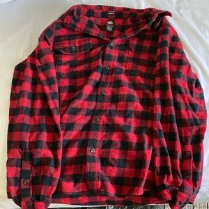 Red n black dickies flannel
